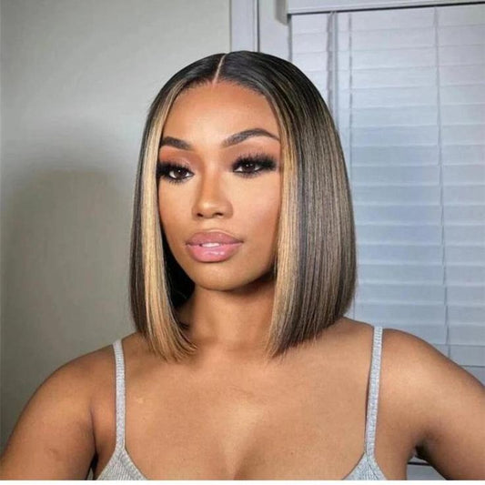 Bob Sew-in Leave Out Hair Style