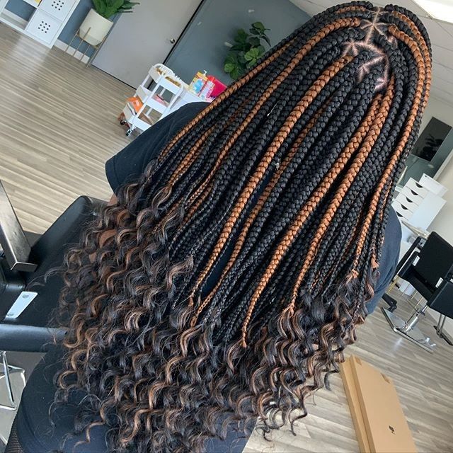 Braids with Curly Ends Medium Size Luemas Hair and Beauty Store