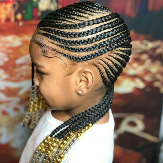 Cornrow for Kids with Extension (Without Beads) Luemas Hair and Beauty Store