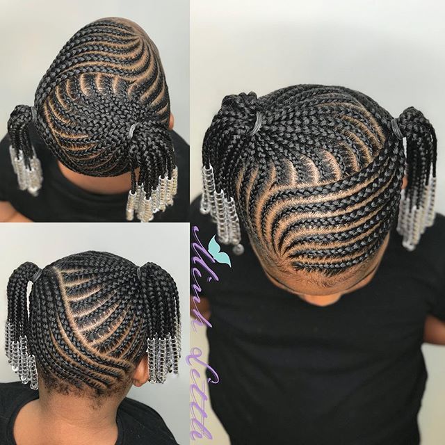 Cornrow for Kids with Extension (Without Beads) Luemas Hair and Beauty Store