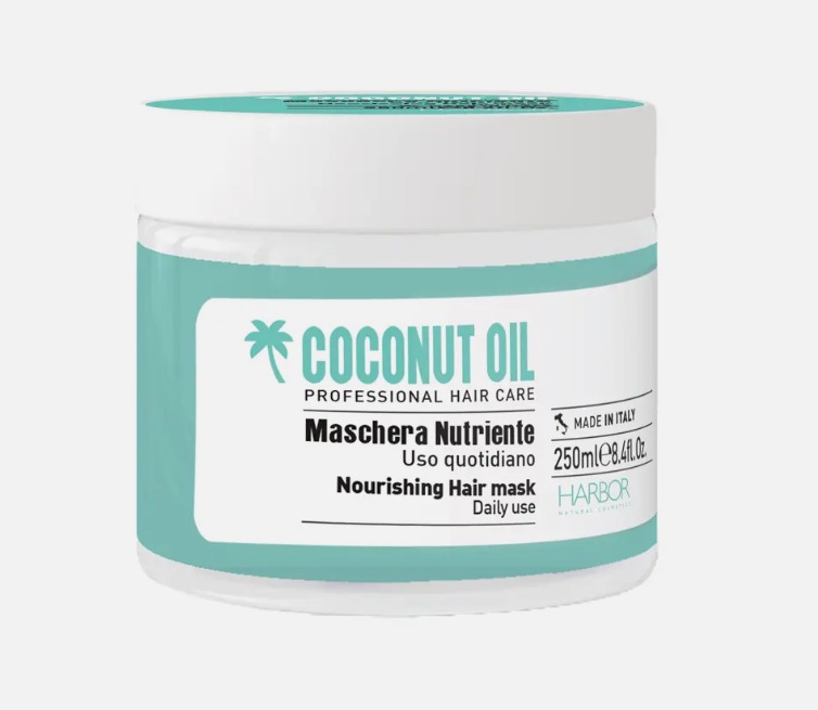 Harbor Coconut Oil Nourishing Hair Mask for Daily Use - Hydrates and Brightens, 0.25 Kg Luemas Hair and Beauty Store