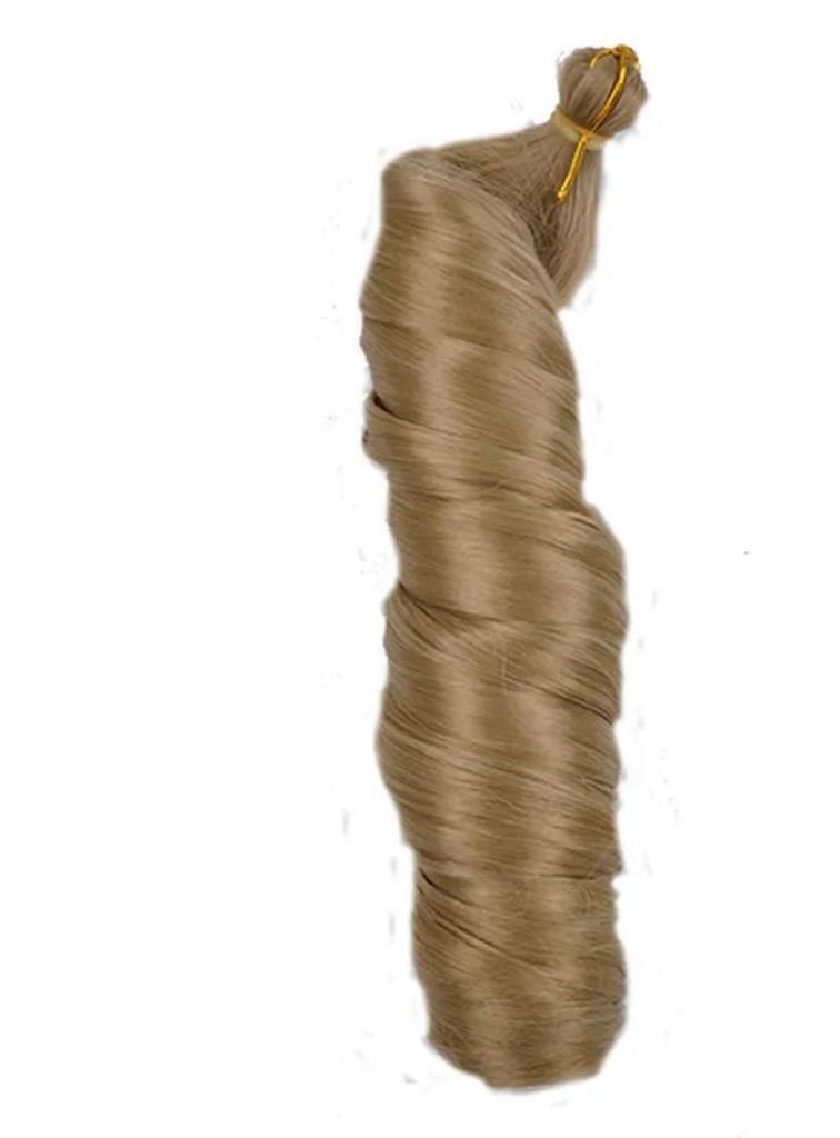 French Curly Synthetic Crochet Braiding Hair 22 Inch Silky Spiral Curls Braids Deep Wave Bulk Hair Extensions Luemas Hair and Beauty Store
