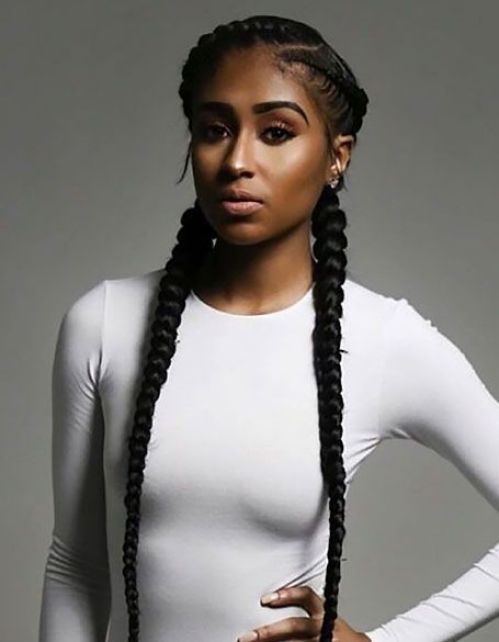 2 Big Cornrow Braids Luemas Hair and Beauty Store