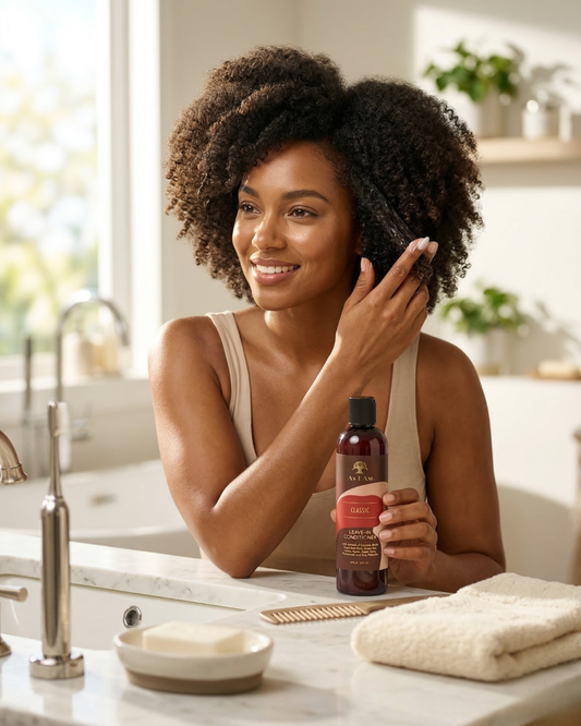 As I Am Classic Leave-In Conditioner – Moisturizing Leave-In Treatment for Natural, Curly & Coily Hair with Coconut & Amla Extract