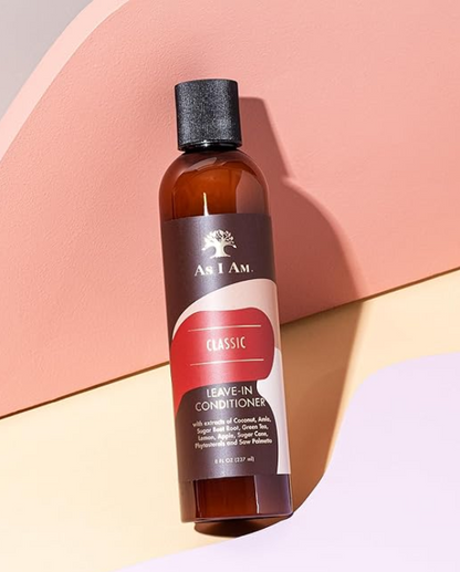 As I Am Classic Leave-In Conditioner – Moisturizing Leave-In Treatment for Natural, Curly & Coily Hair with Coconut & Amla Extract