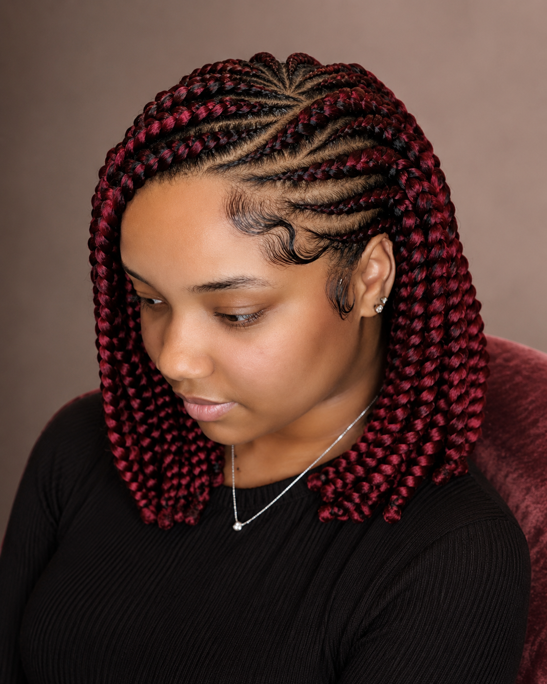 Bob Ghana Braids ( Hair Included )
