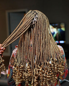 Braids with Curly Ends Medium Size Luemas Hair and Beauty Store