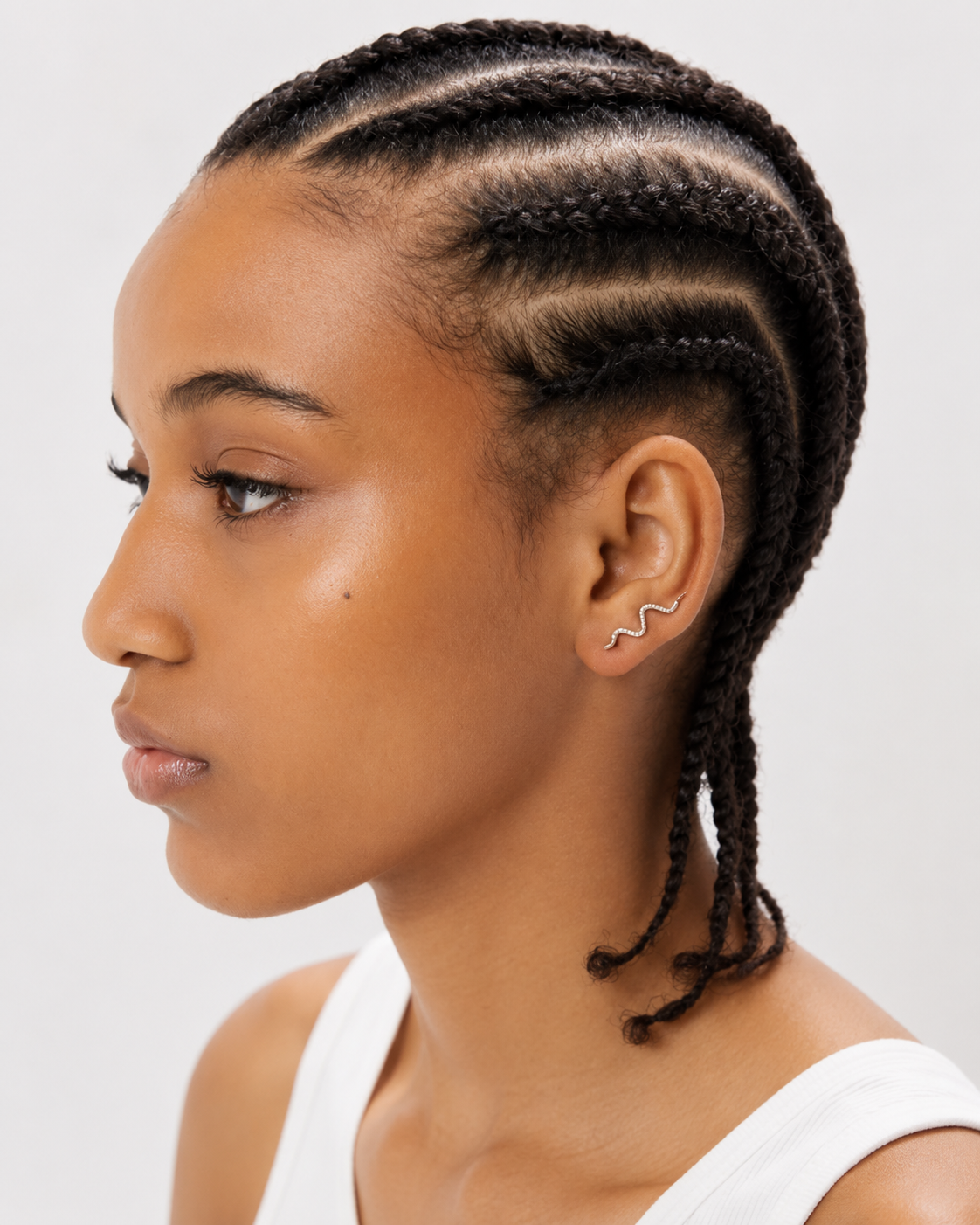 Cornrow on Natural Hair for Women