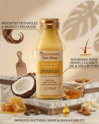 Creme of Nature Pure Honey Knot Away Leave-In Detangler