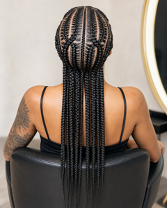 Crisscross Stitch Braids ( Hair Included )