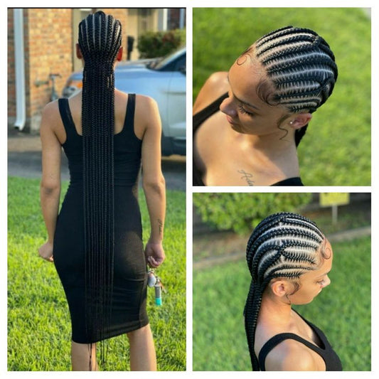 Crisscross Stitch Braids Luemas Hair and Beauty Store
