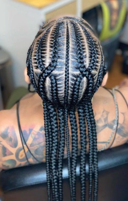 Crisscross Stitch Braids