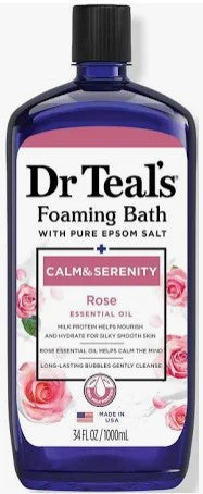 Dr Teal’s Foaming Bath with Pure Epsom Salt – Relaxation & Stress Relief