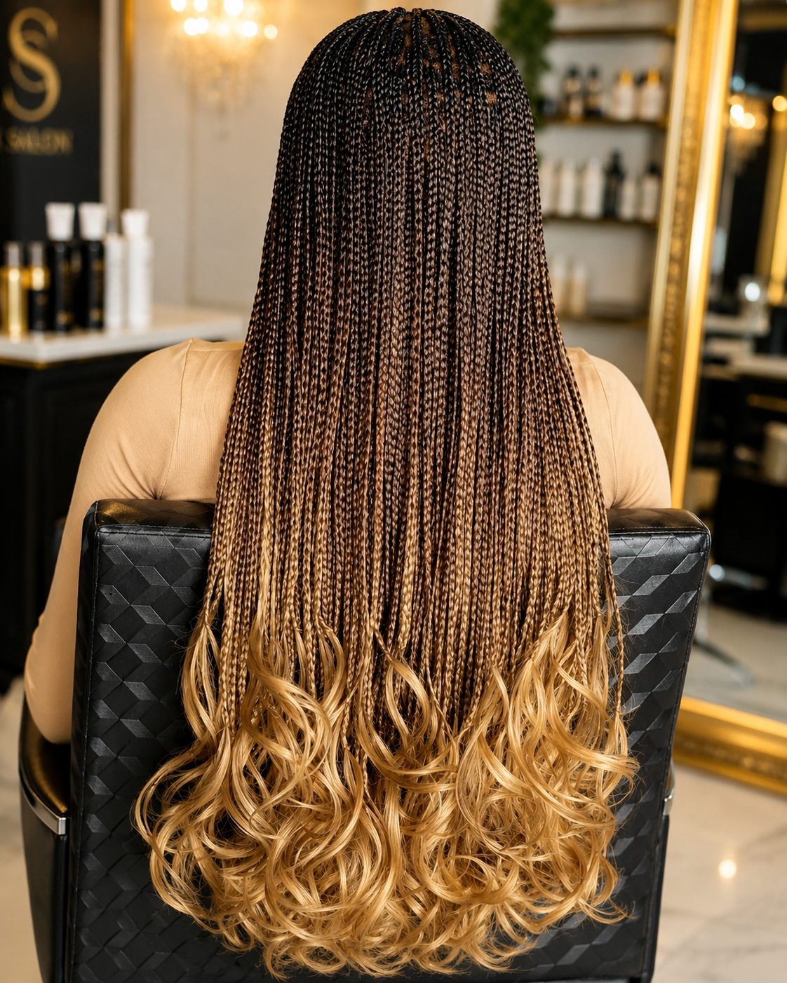 French Curls Braids