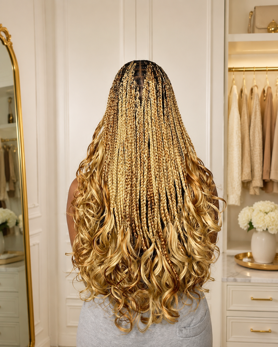 French Curls Braids