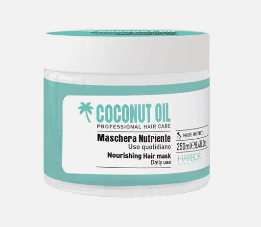 Harbor Coconut Oil Nourishing Hair Mask for Daily Use - Hydrates and Brightens, 0.25 Kg