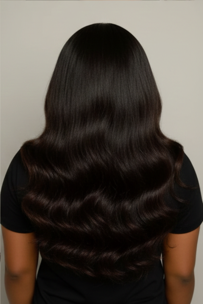 Leave-Out Hair Style