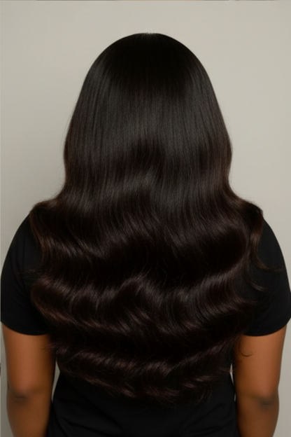 Leave-Out Hair Style