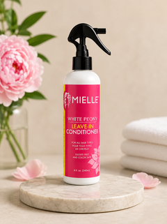 Mielle White Peony Leave-In Conditioner – Lightweight Moisturising Detangler for Curly, Coily & Natural Hair 240ml