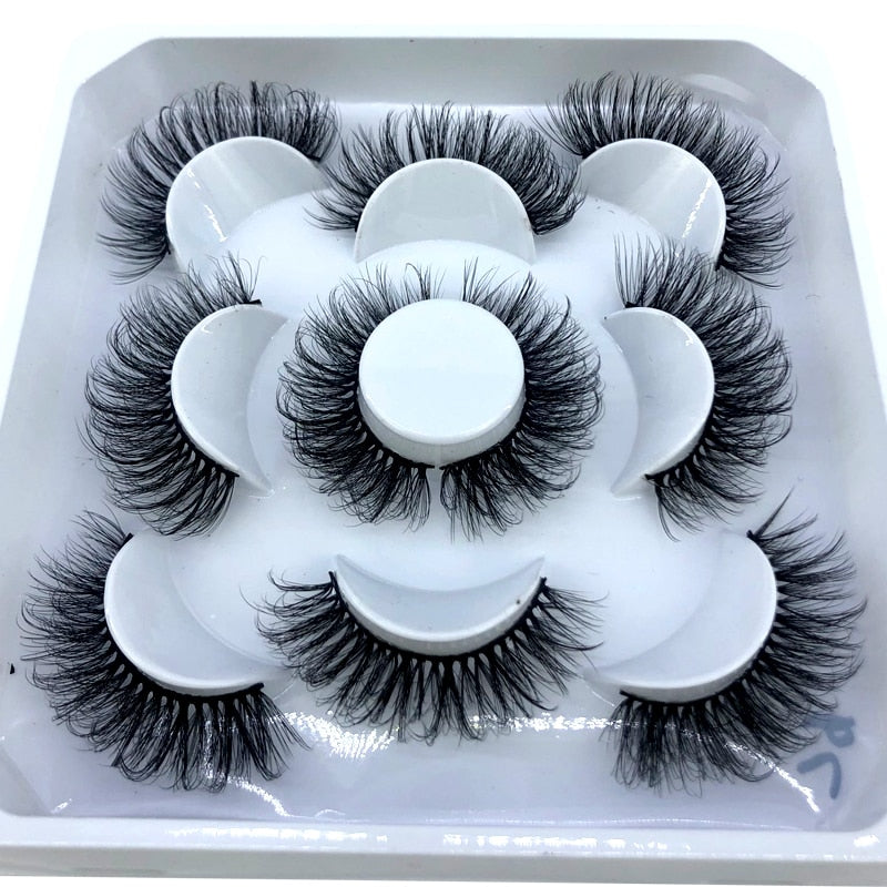 natural 3D false eyelashes Luemas Hair and Beauty Store