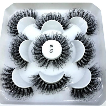 natural 3D false eyelashes Luemas Hair and Beauty Store