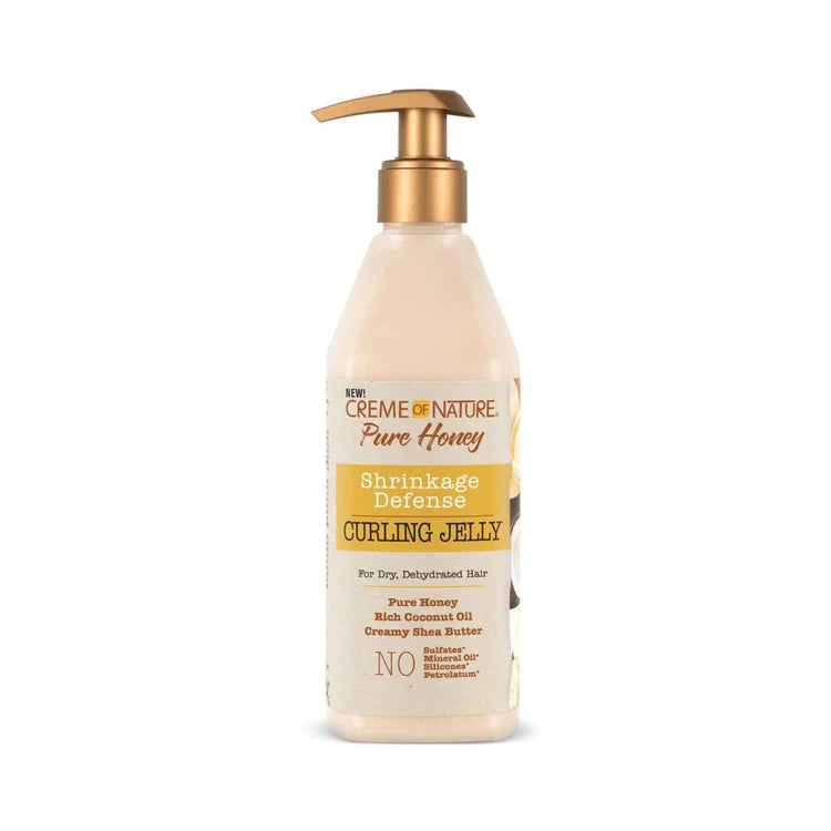 creame of nature pure honey shrinkage defense curling jelly Luemas Hair and Beauty Store